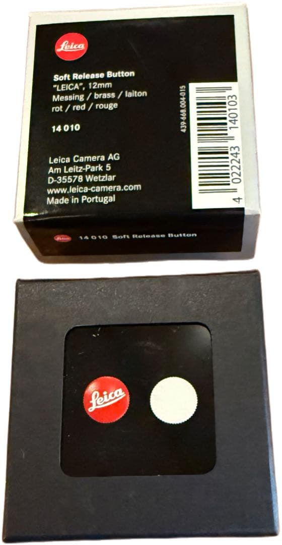 e Leica ライカ レリーズボタン 12mm レッド 純正