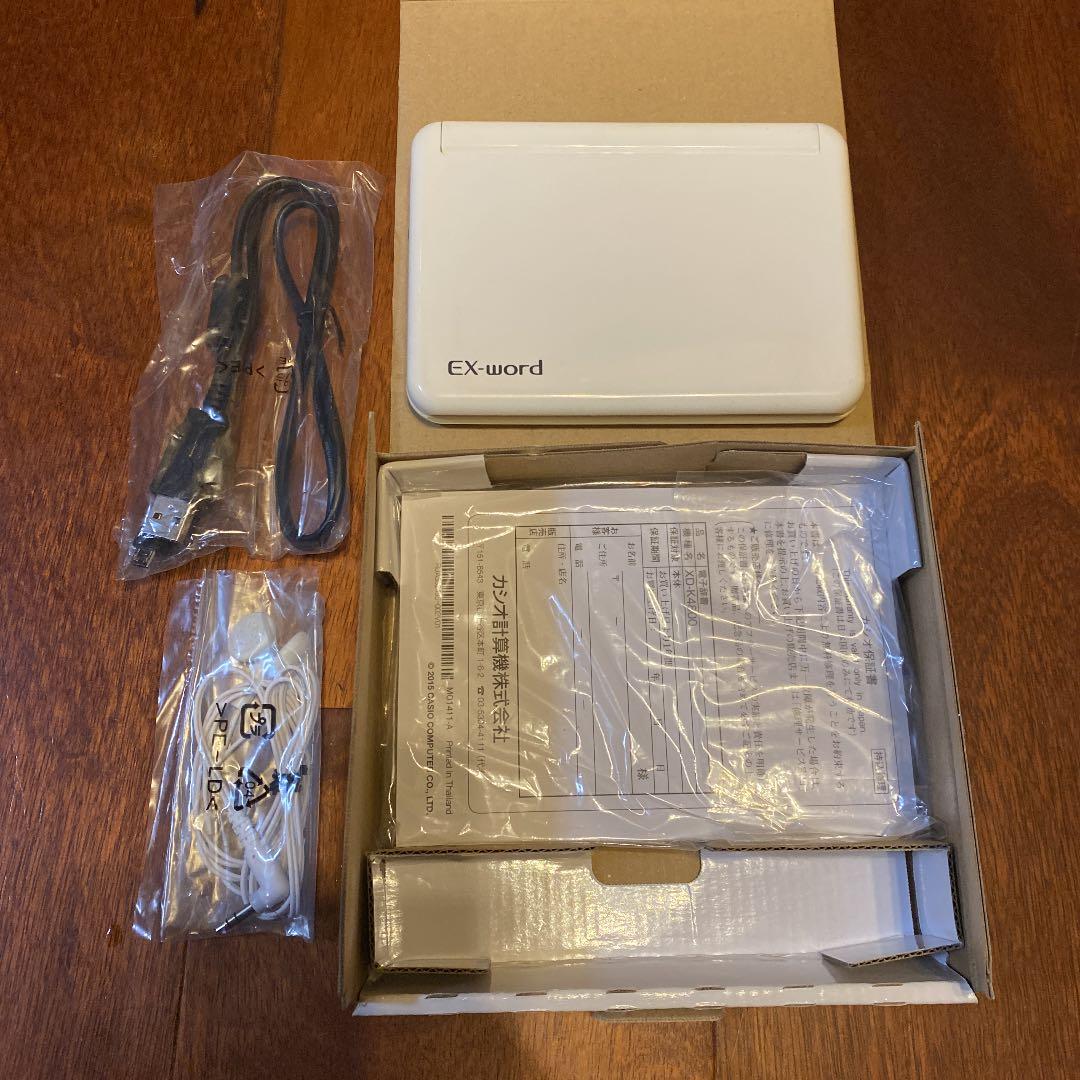 CASIO XD-K4800WE   ホワイト