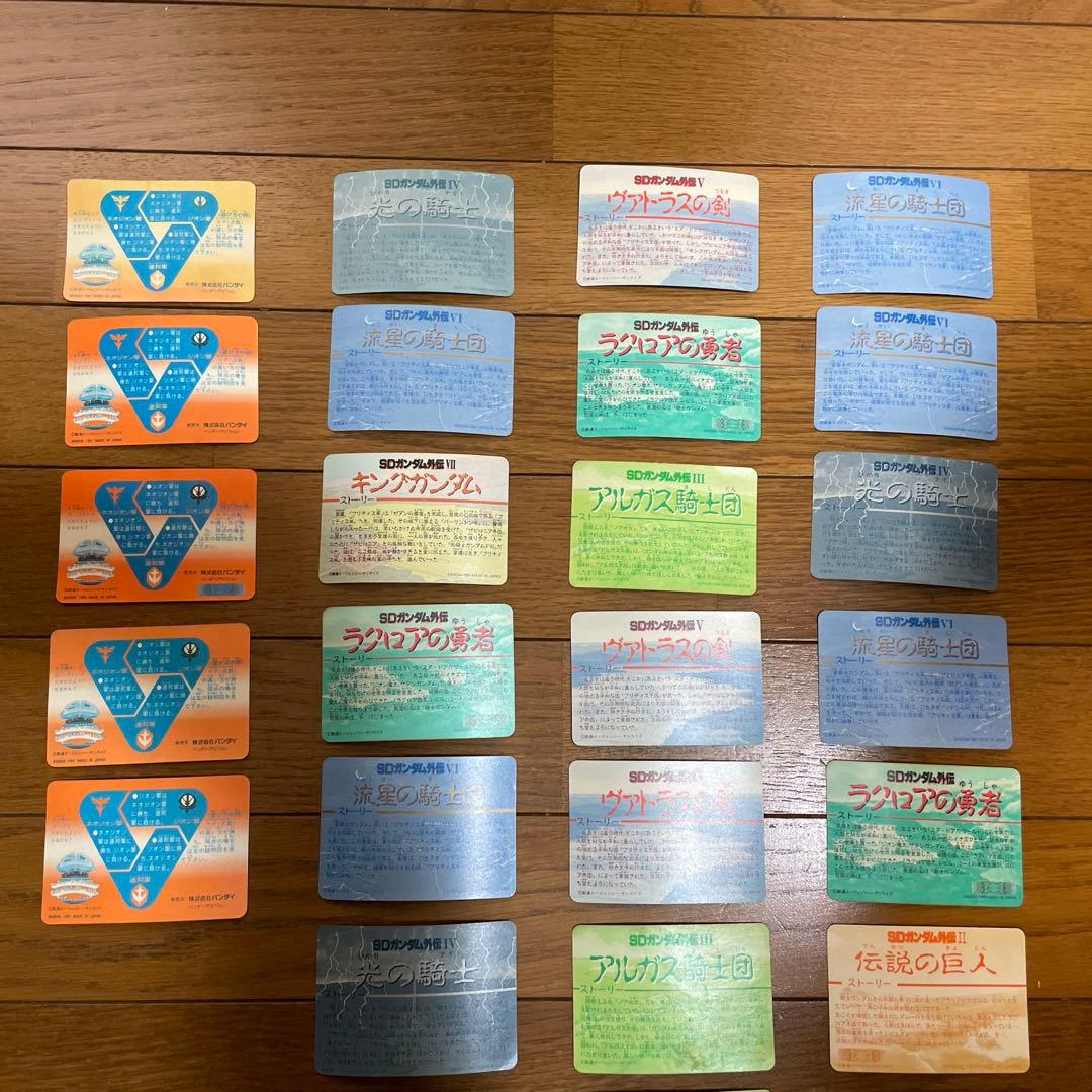 ガンダム及びSDガンダム外伝のカードダス