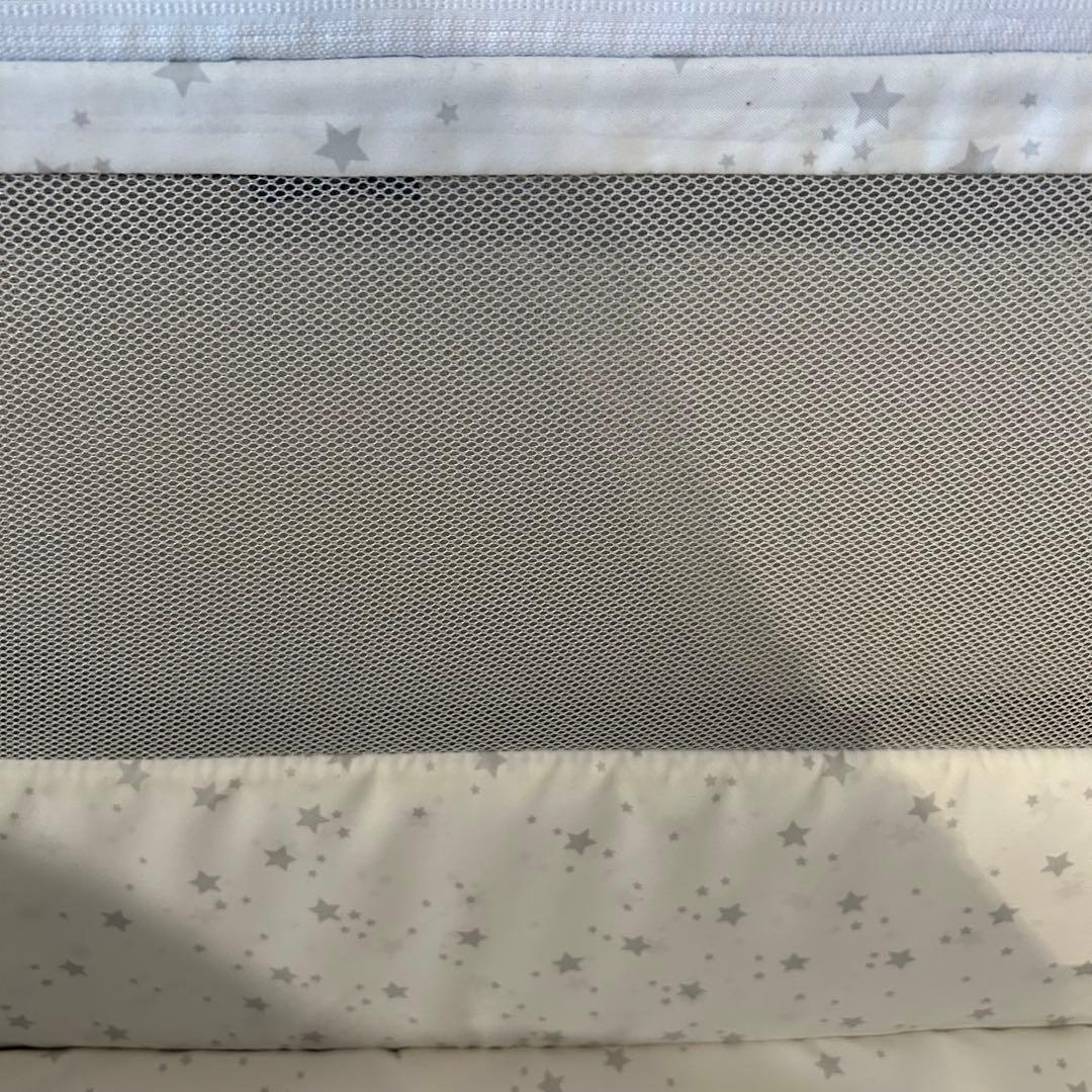 HZDMJ 2024新型ベビーベッド グレー 折畳可能