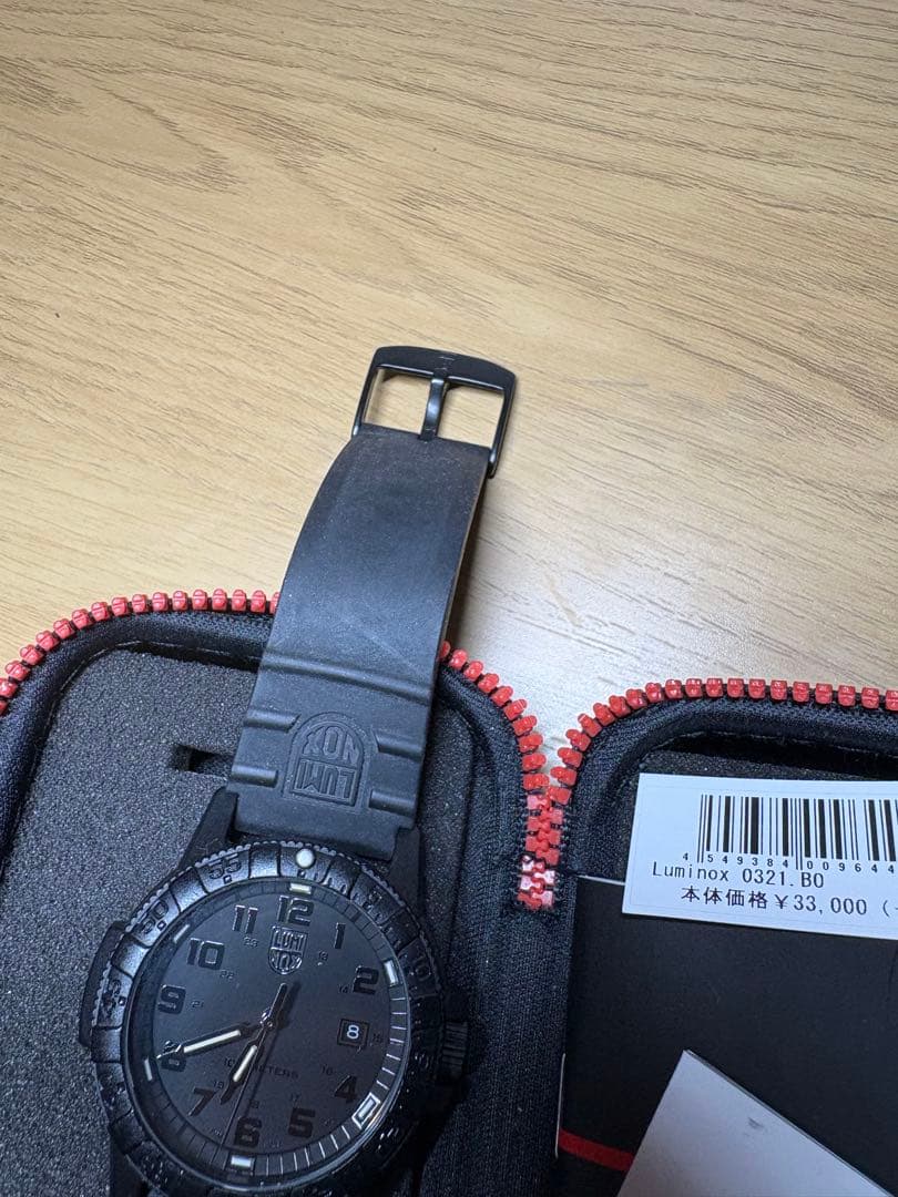 Luminox ブラックアウト　ラバーベルト