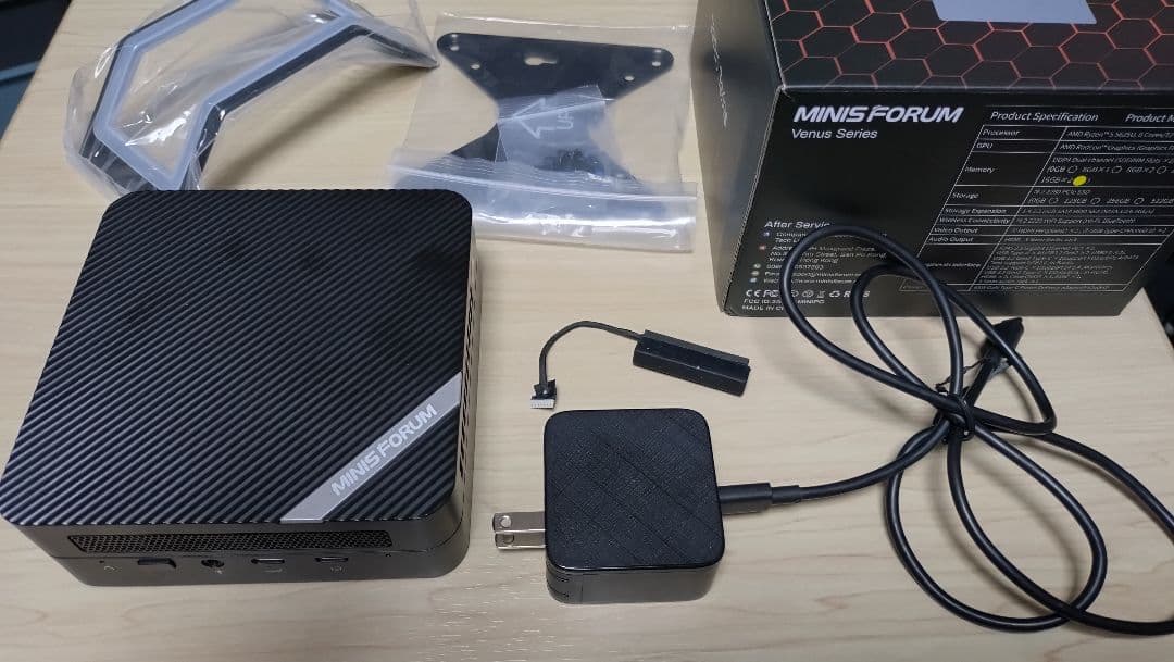 MINISFORUM ミニPC Ryzen 5 メモリ32GB SSD512GB