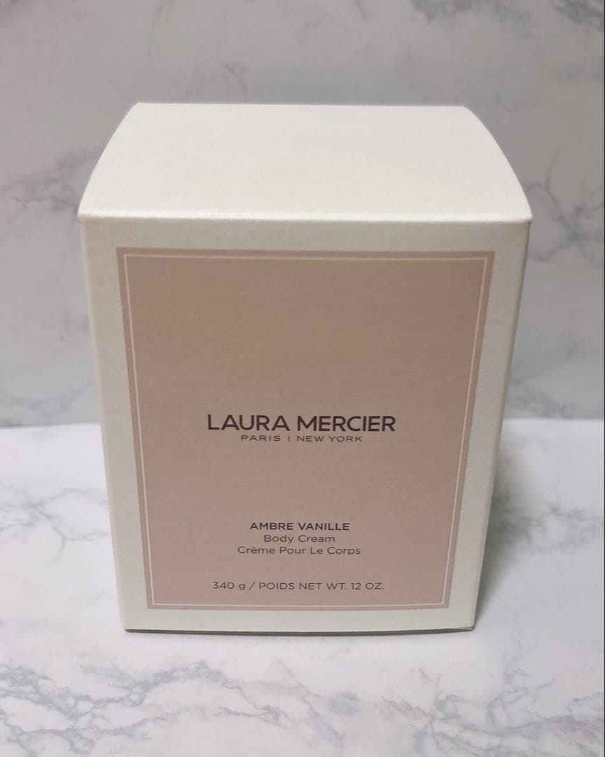 ローラメルシエ　　ホイップトボディクリーム　アンバーバニラ　340g