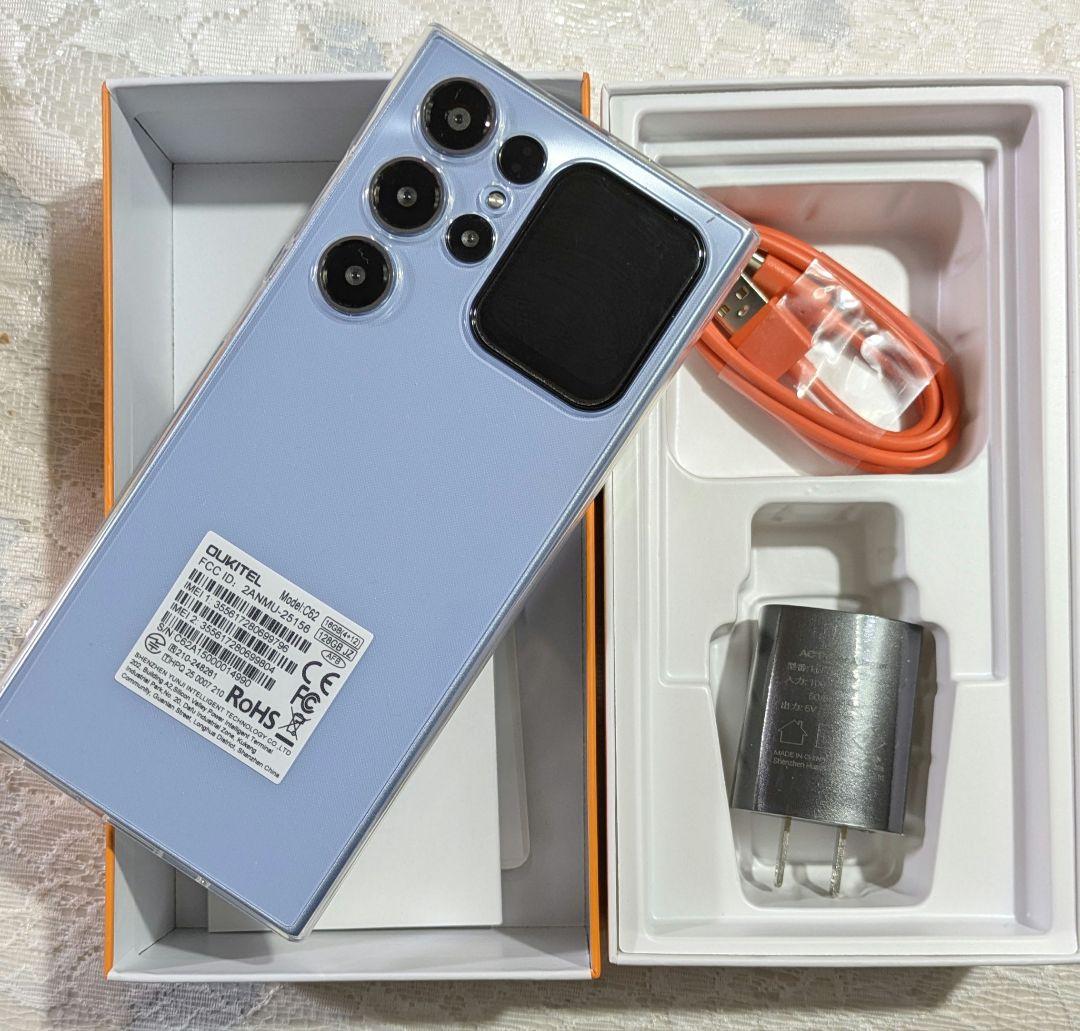 【ほぼ未使用】OUKITEL C62 　ブルー