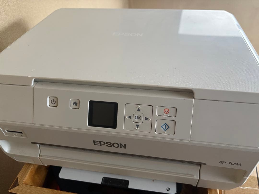 EPSON EP-709A インクジェットプリンター　 ジャンク品　互換インク付
