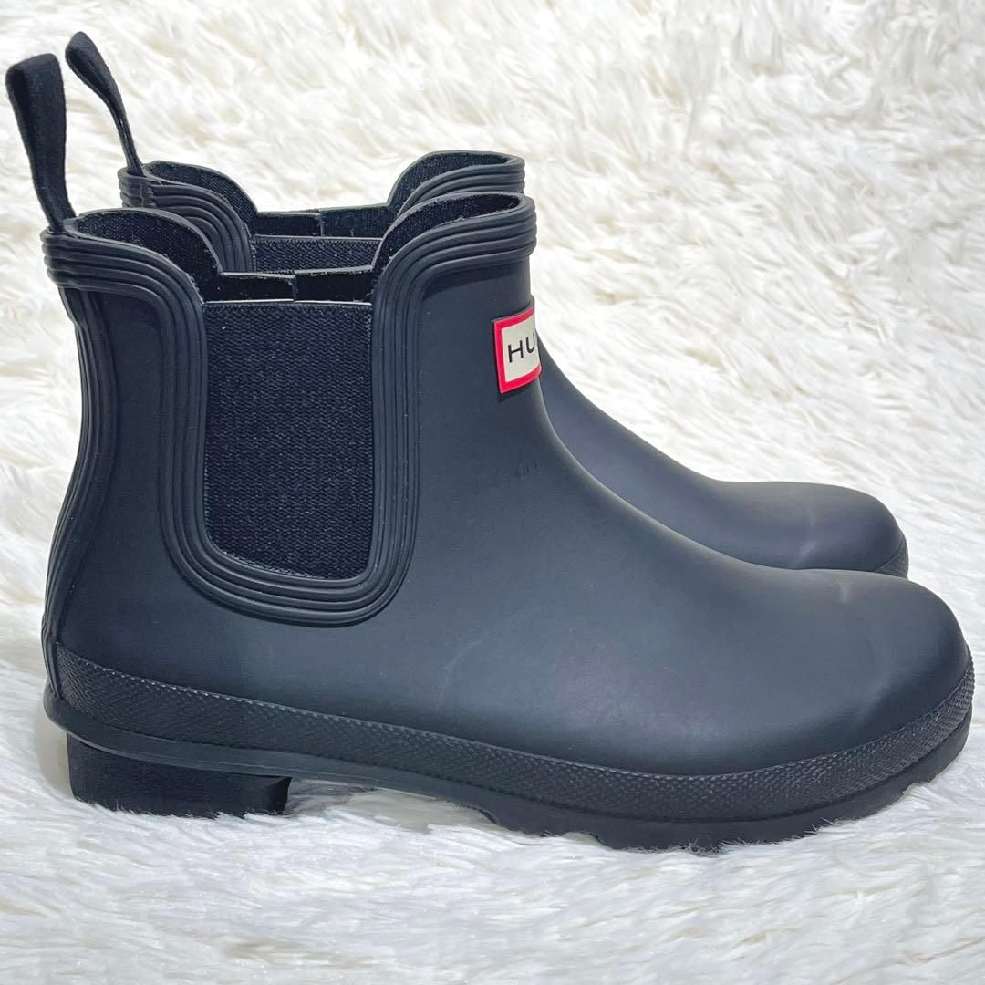 極美品☆HUNTER ブラック ショートブーツ