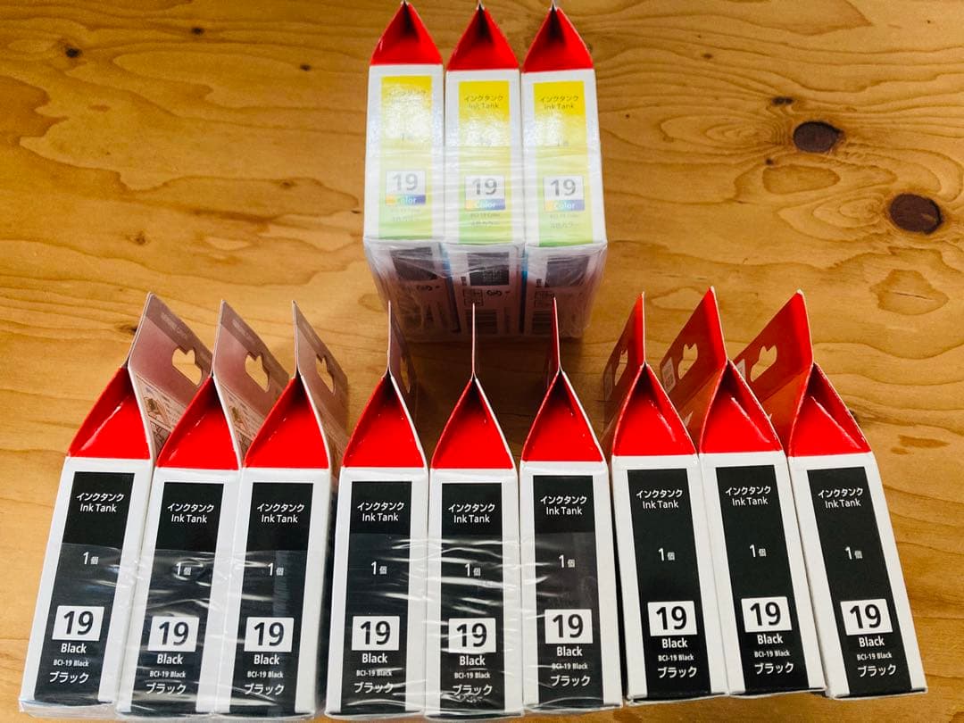 Canon 純正インク BCI-19 Black 9個Color 3個