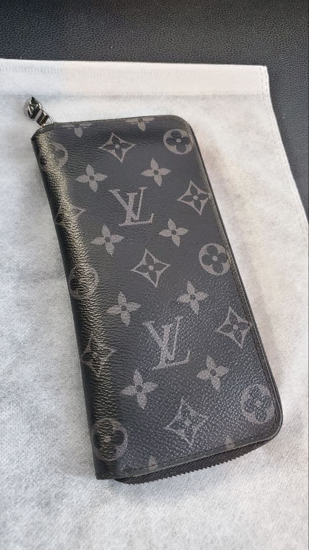 ルイヴィトン長財布 モノグラム エクリプス ジッピー ICモデル ブラック