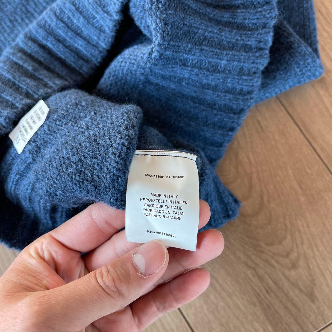 【新品未使用】GRANSASSO グランサッソ ニット セーター モックネック