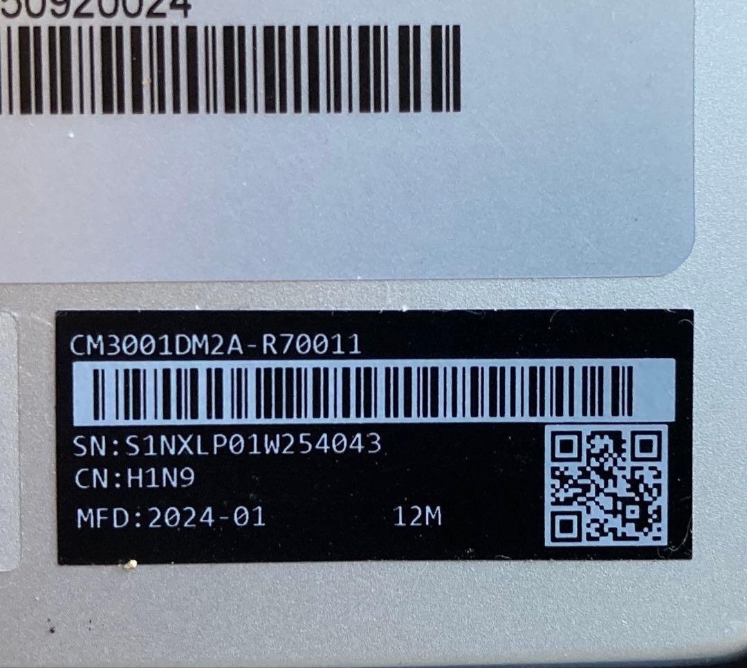 Chrome Book CM3001DM2A 2024年1月製　本体のみ