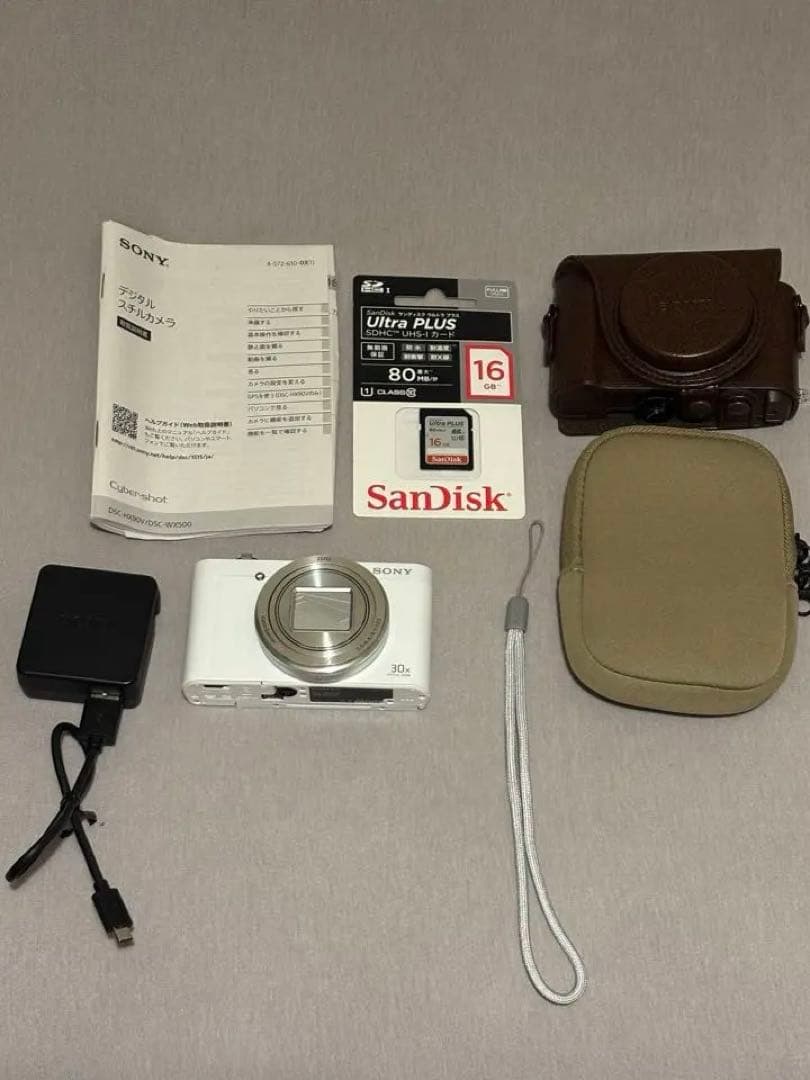 SONY DSC-WX500 ホワイト コンパクトデジタルカメラ