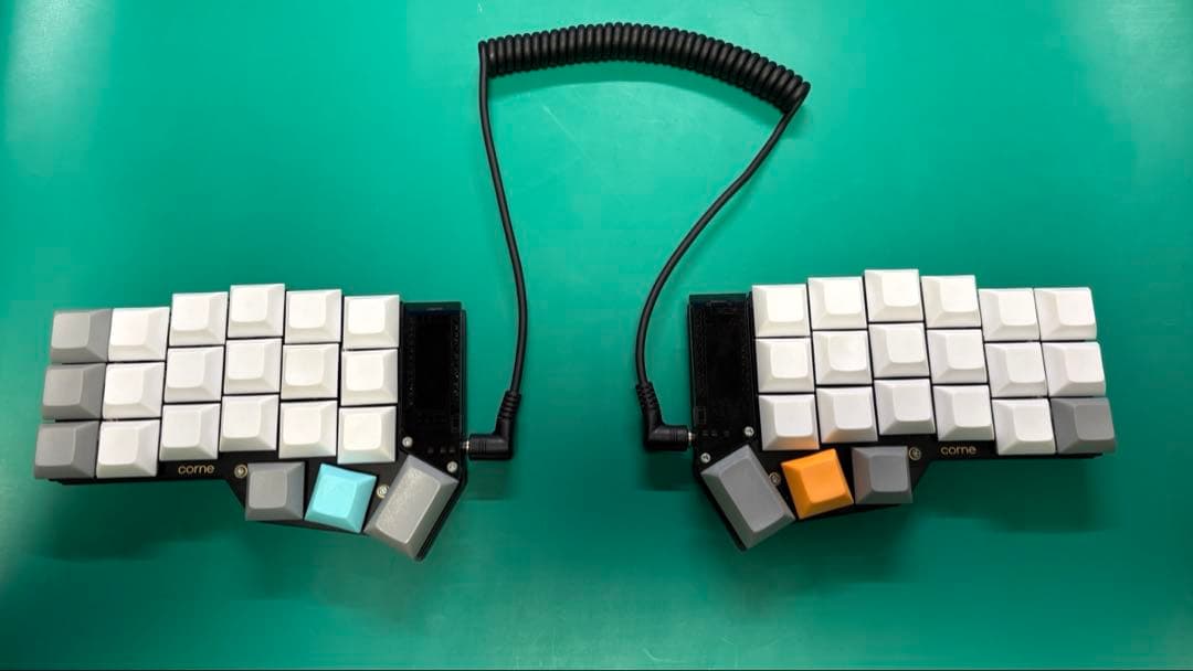 Corne Cherry Light 分割キーボード 有線 42キー 赤軸