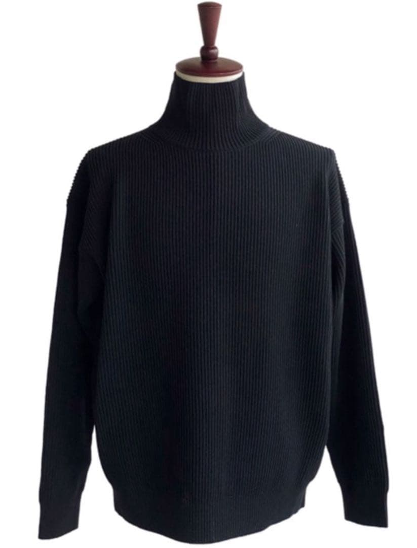 オーラリー　AURALEE SUPER FINE WOOL RIB KNIT 4