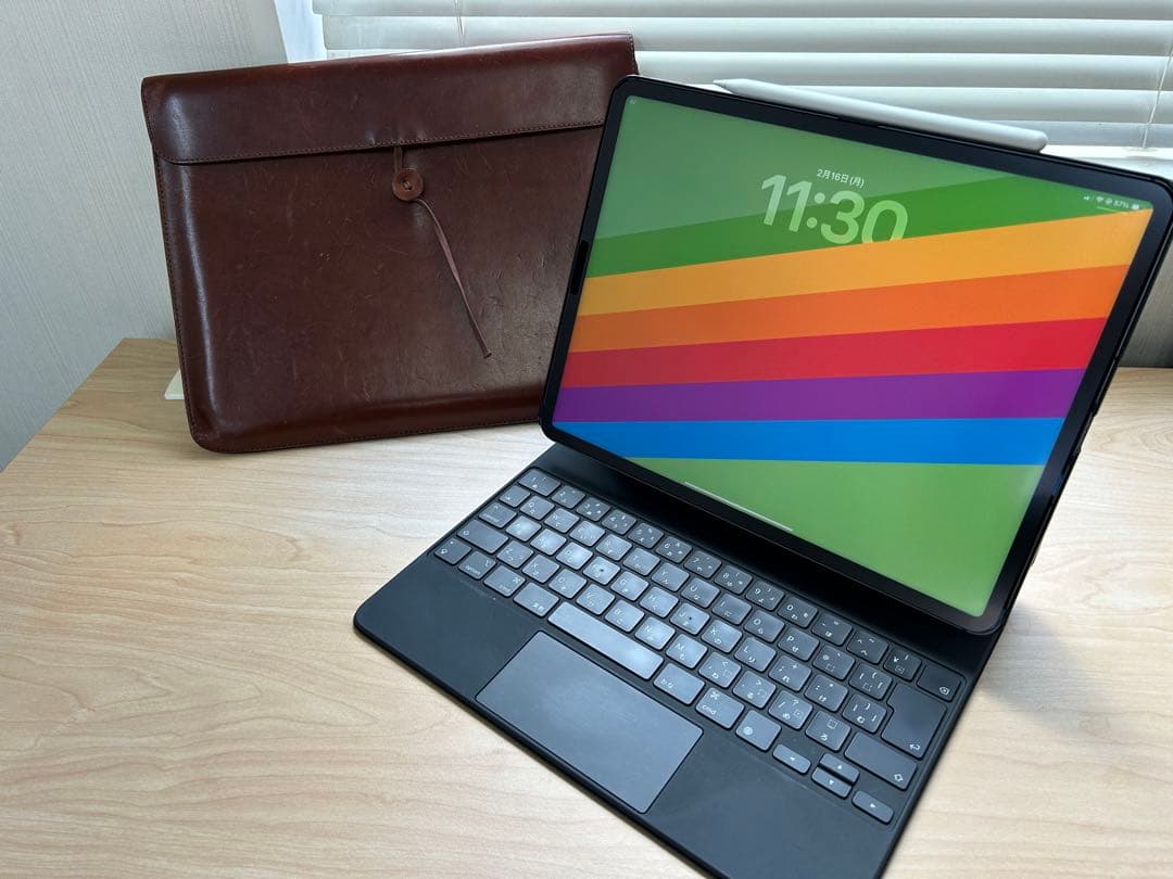 iPadPro12.9第5 Cell256G MK/ペン/PITAKA/drip