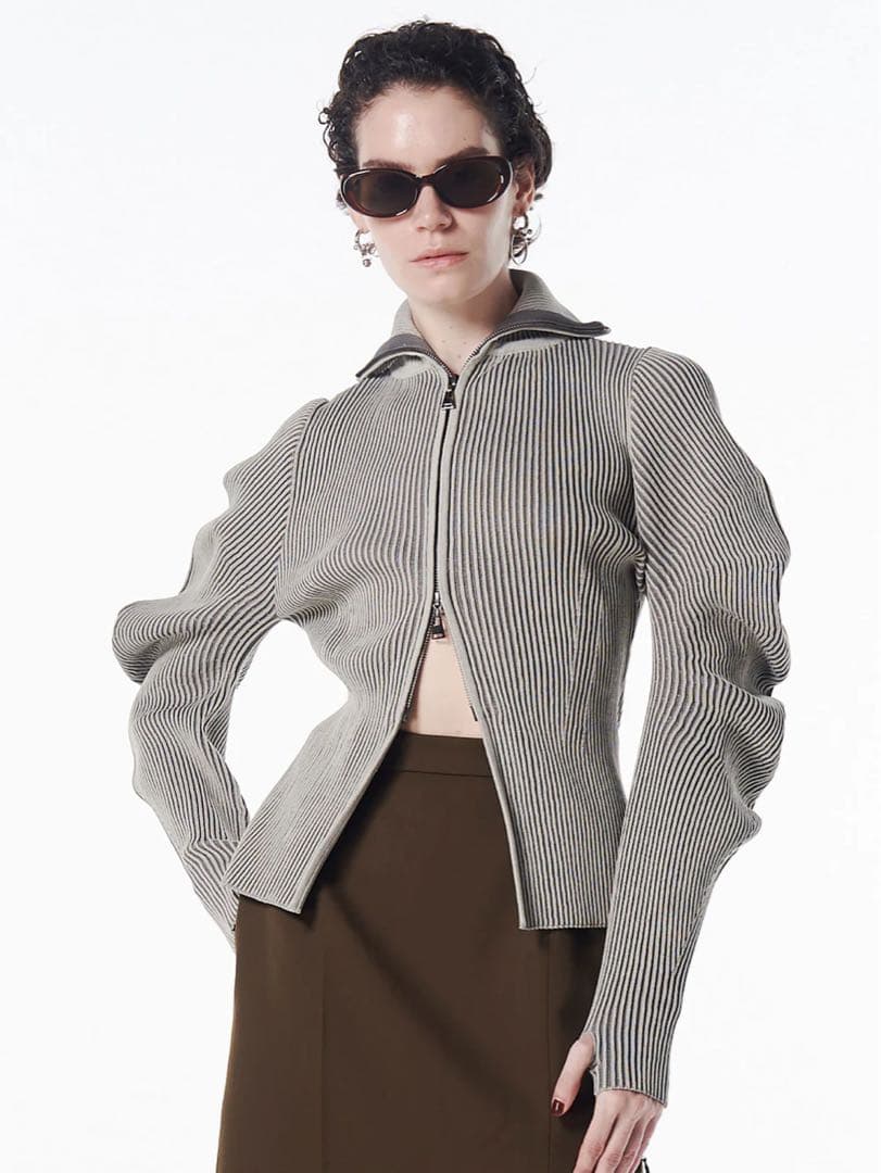 トップス josemoon ESCARGOT SLEEVE KNIT