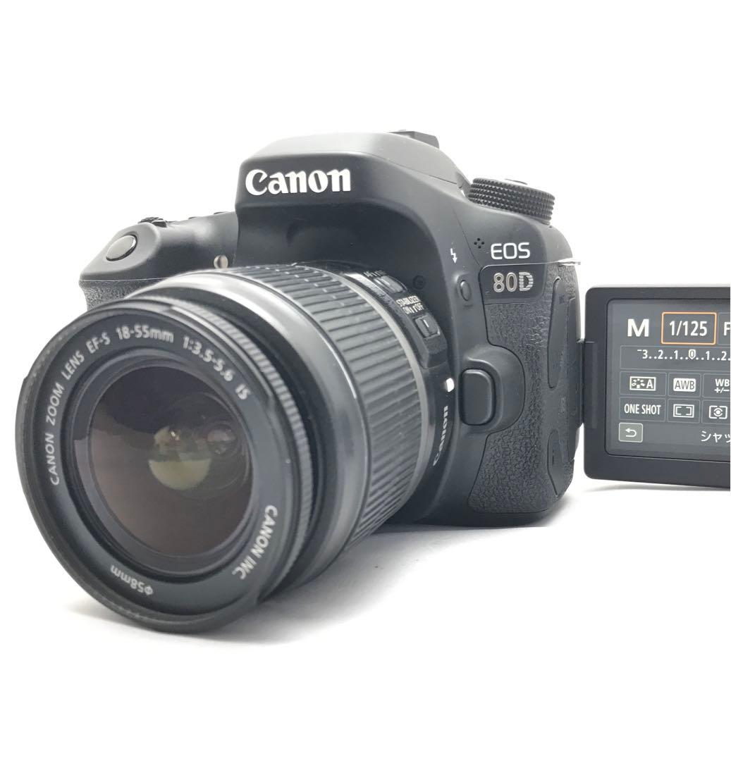 極美品　Canon EOS 80D レンズセット♪安心フルセット♪スタートキット