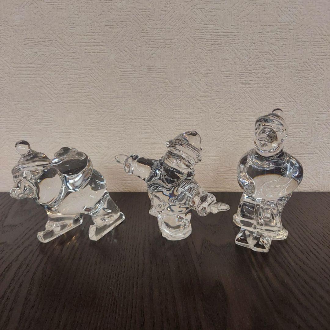 バカラ 置物 インテリア Baccarat フィギュア ベア 熊 クマの休日