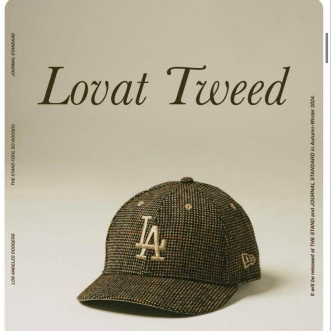 LAロゴ 9TWENTY ツイードキャップ
