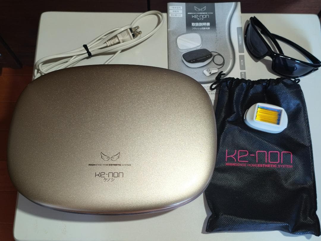 KE-NON ケノン 脱毛器 ver.6.3 ゴールド 中古