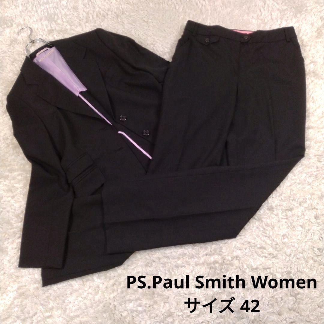 レディース☆ピーエスポールスミス　パンツスーツ　セットアップ春夏サマーウール42