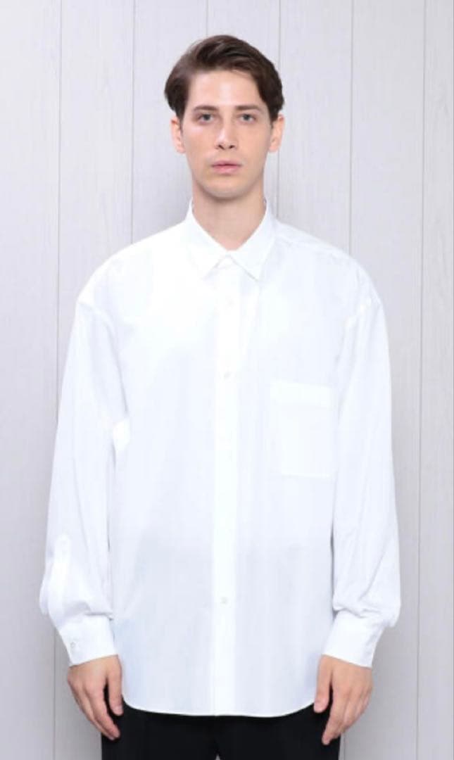 エイチビューティー&ユース　白シャツ　バルーンシルエット