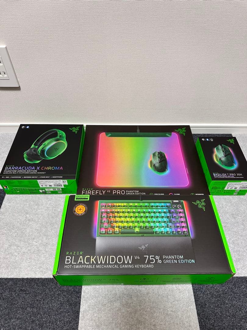 Razer PHANTOM GREEN EDITION 4種類セット　新品未開封