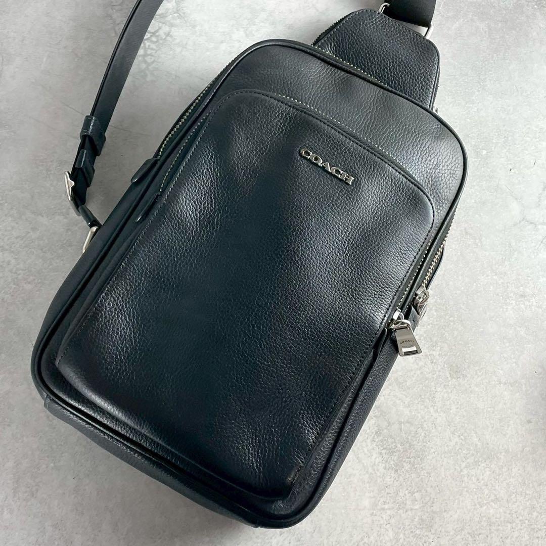美品 現行近 コーチ coach イーサン ボディバッグ ショルダーバッグ