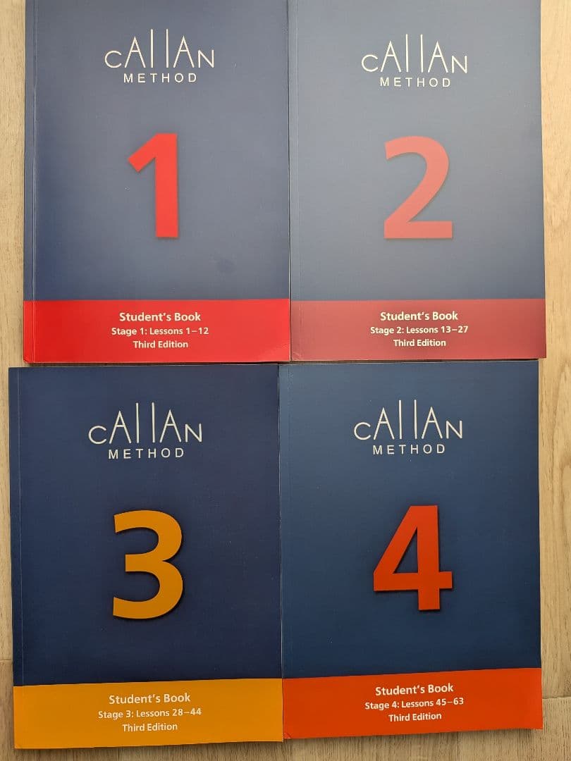 Callan Method 1〜4 セット 最新版