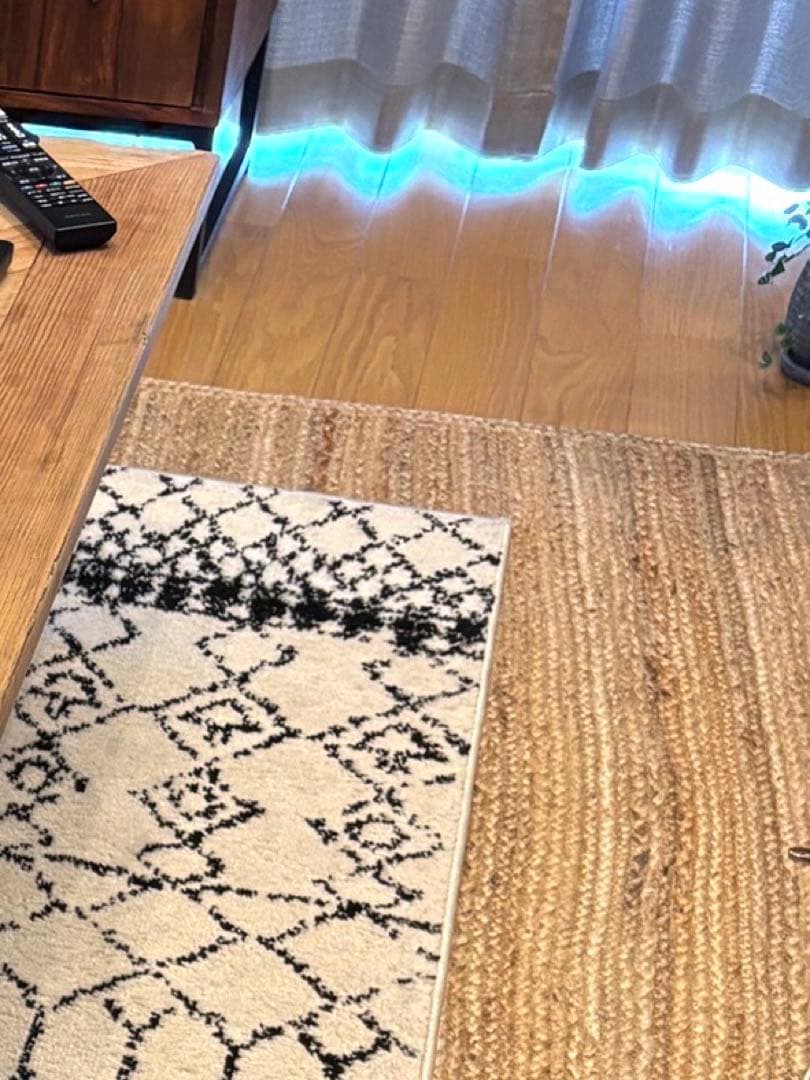 ラグ 長方形　ジュートラグ 約200cm×250cm ラグマット カーペット 麻