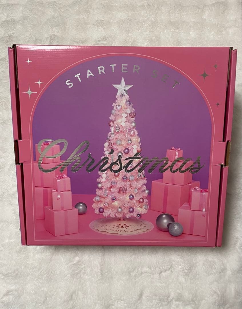 Francfranc クリスマスツリー 150 cm スターターセット ピンク