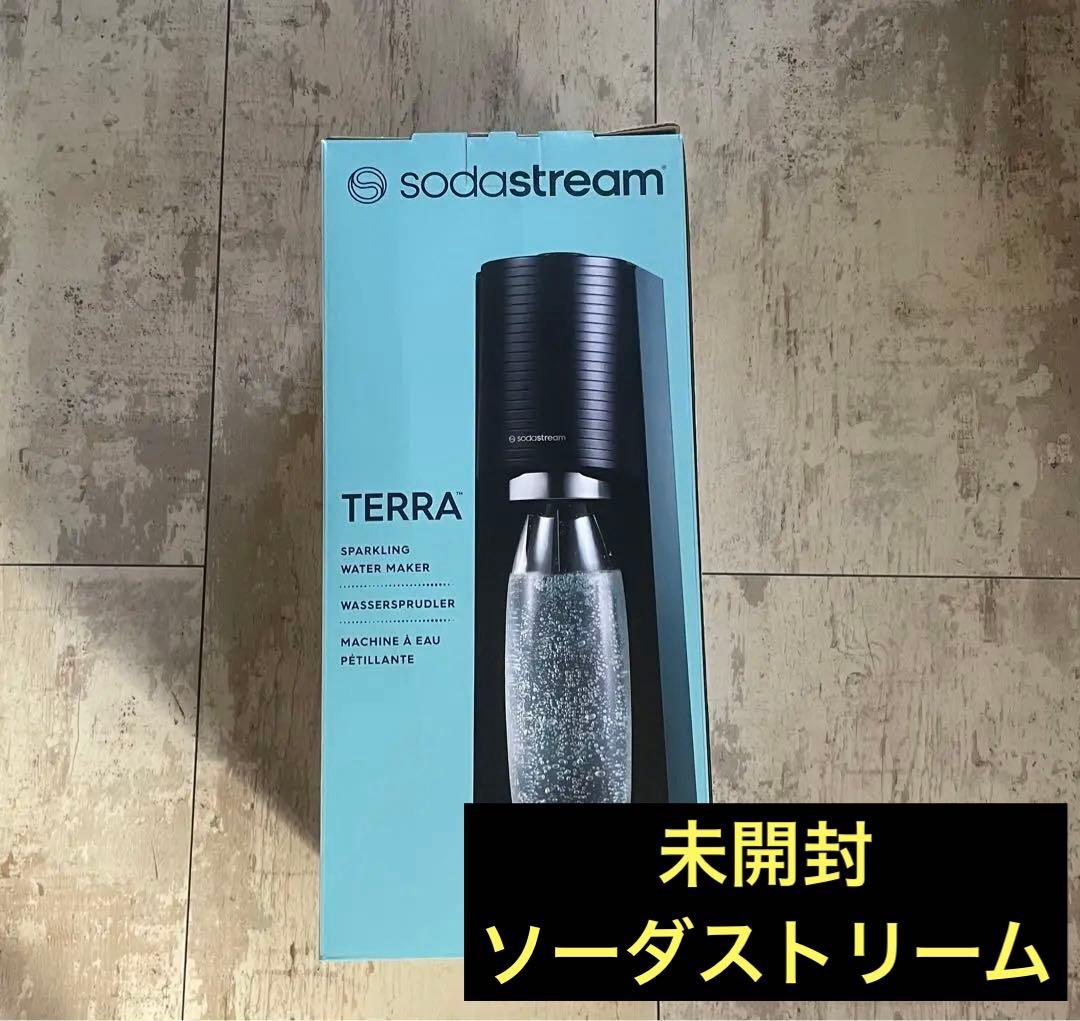 【新品未使用】SodaStream TERRA 炭酸水メーカー ブラック
