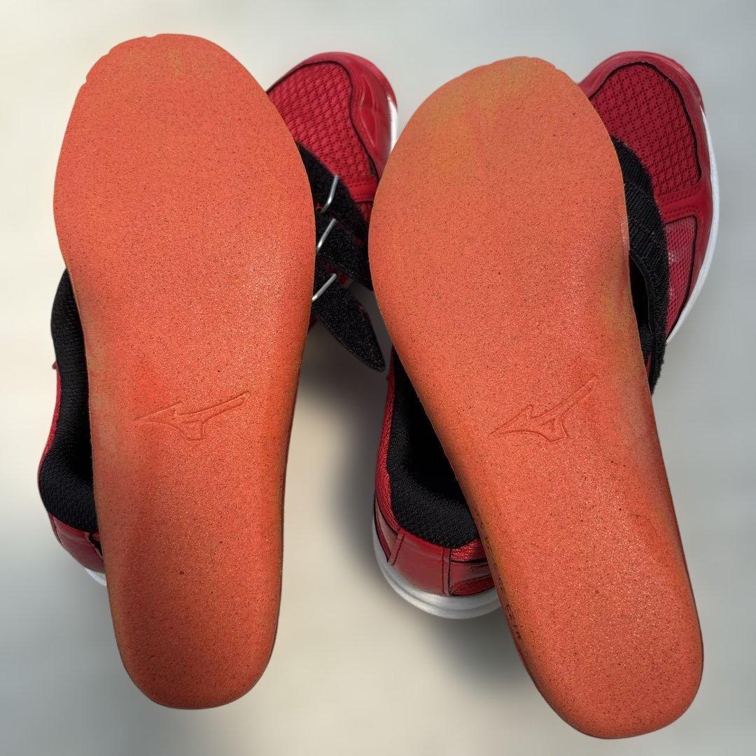 ミズノプロ　野球　トレーニングシューズ　26.5cmレッド