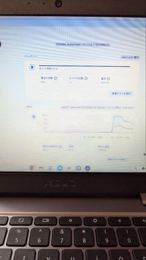 ASUS Chromebook 11.6インチ C223N