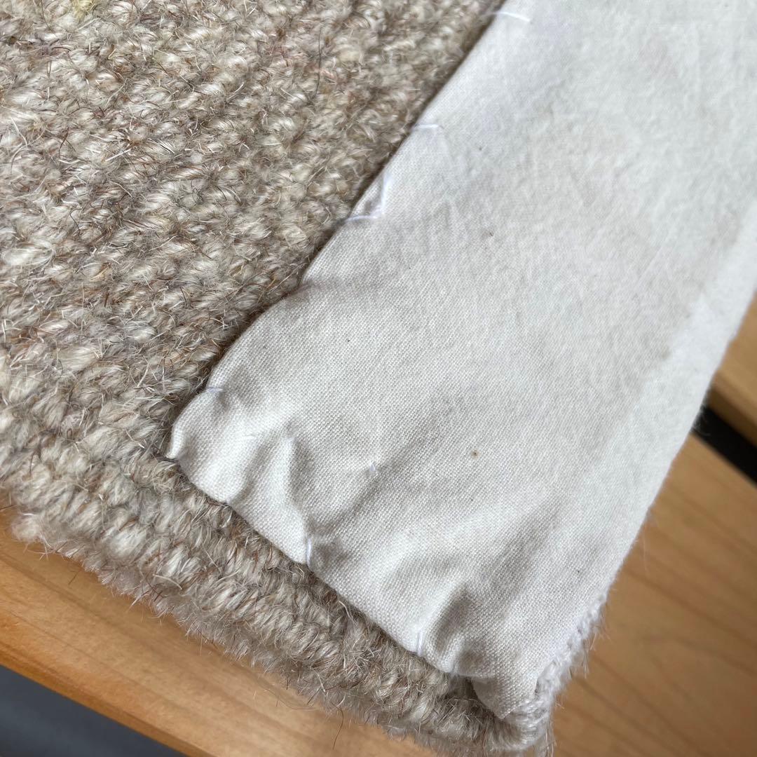 チベタンラグ　チェアマット　ドラゴン