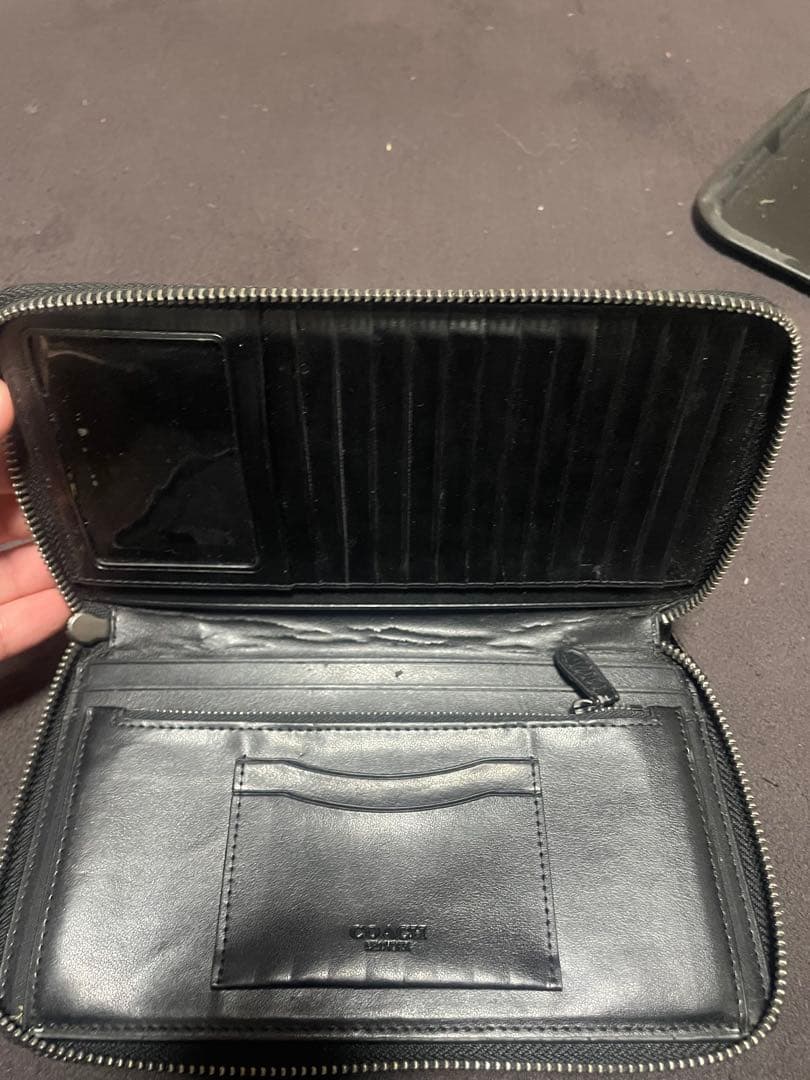 Coach グレー 長財布