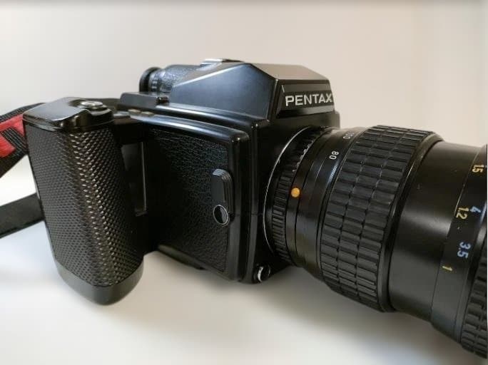 フィルムカメラ PENTAX 645+SMC-A645 ZOOM 80~160mm F4.5
