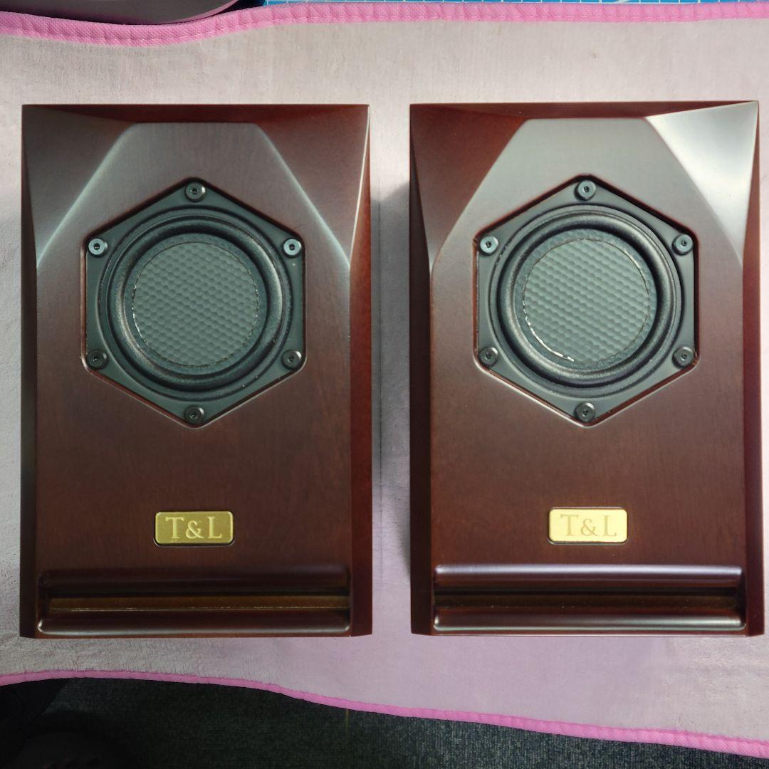 T&L Ｆ-801アルミハニカムスピーカー DARKBROWN リニューアル品。