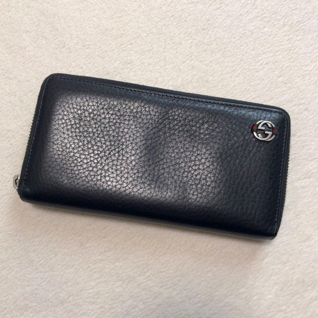 GUCCI グッチ　長財布　ラウンドファスナー