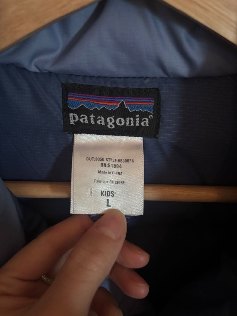 パタゴニア　Patagonia ダウンジャケット　水色