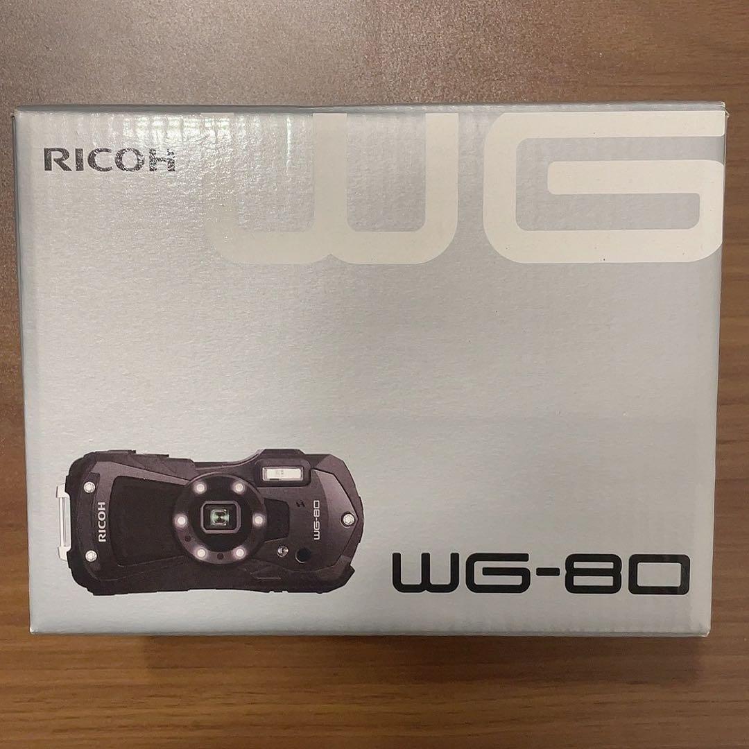 RICOH WG-80 コンパクトデジタルカメラ オレンジ