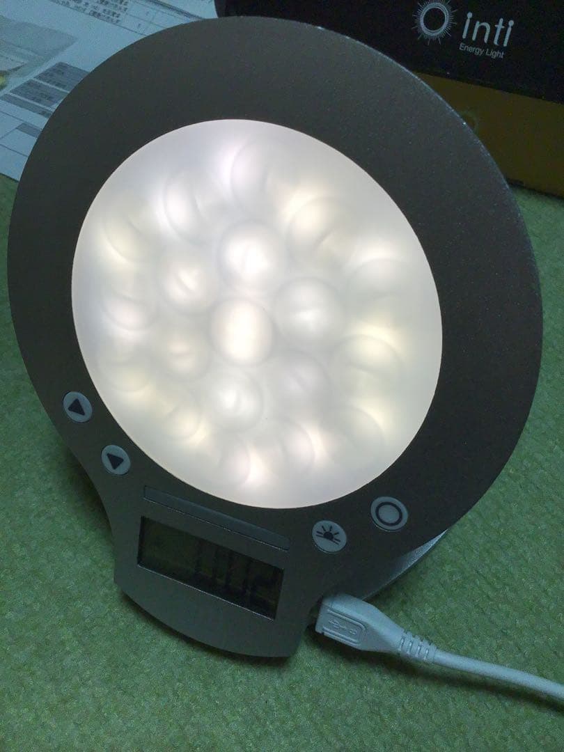 【動作確認済み】ムーンムーン 光目覚まし時計 inti4