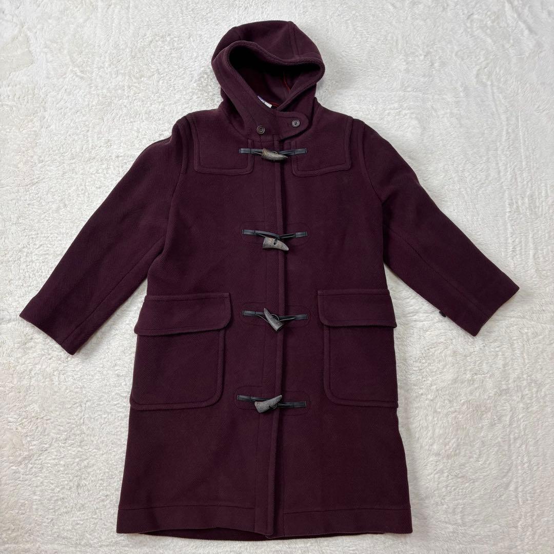 希少品✨オールドイングランド✨ ウールヘリンボーンダッフルコート✨赤茶色✨トグル