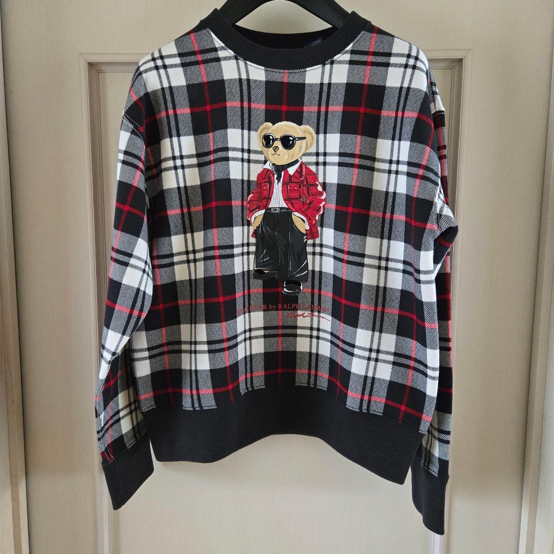 希少　Polo by Ralph Lauren チェック柄裏起毛スウェット