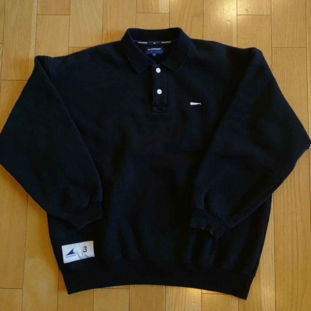 トップス CACHALOT POLO JERSEY BLACK / SIZE3 LARGE