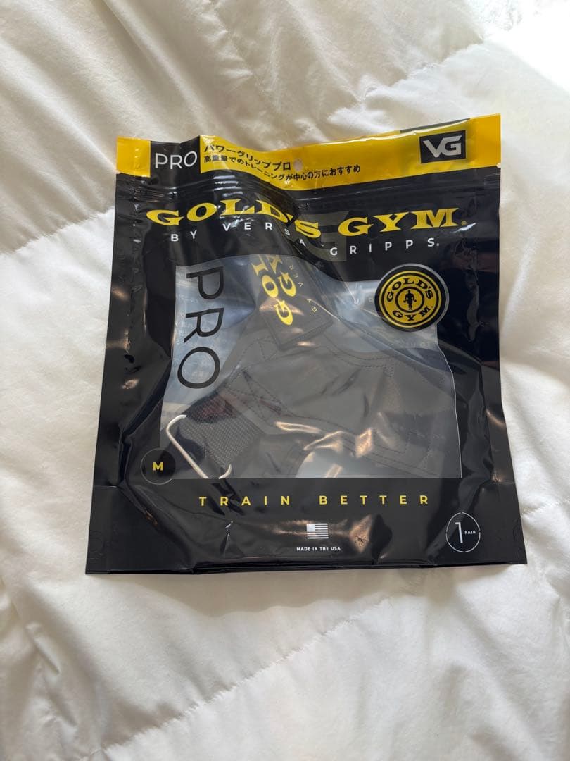 GOLD'S GYM PRO パワーグリップ Mサイズ