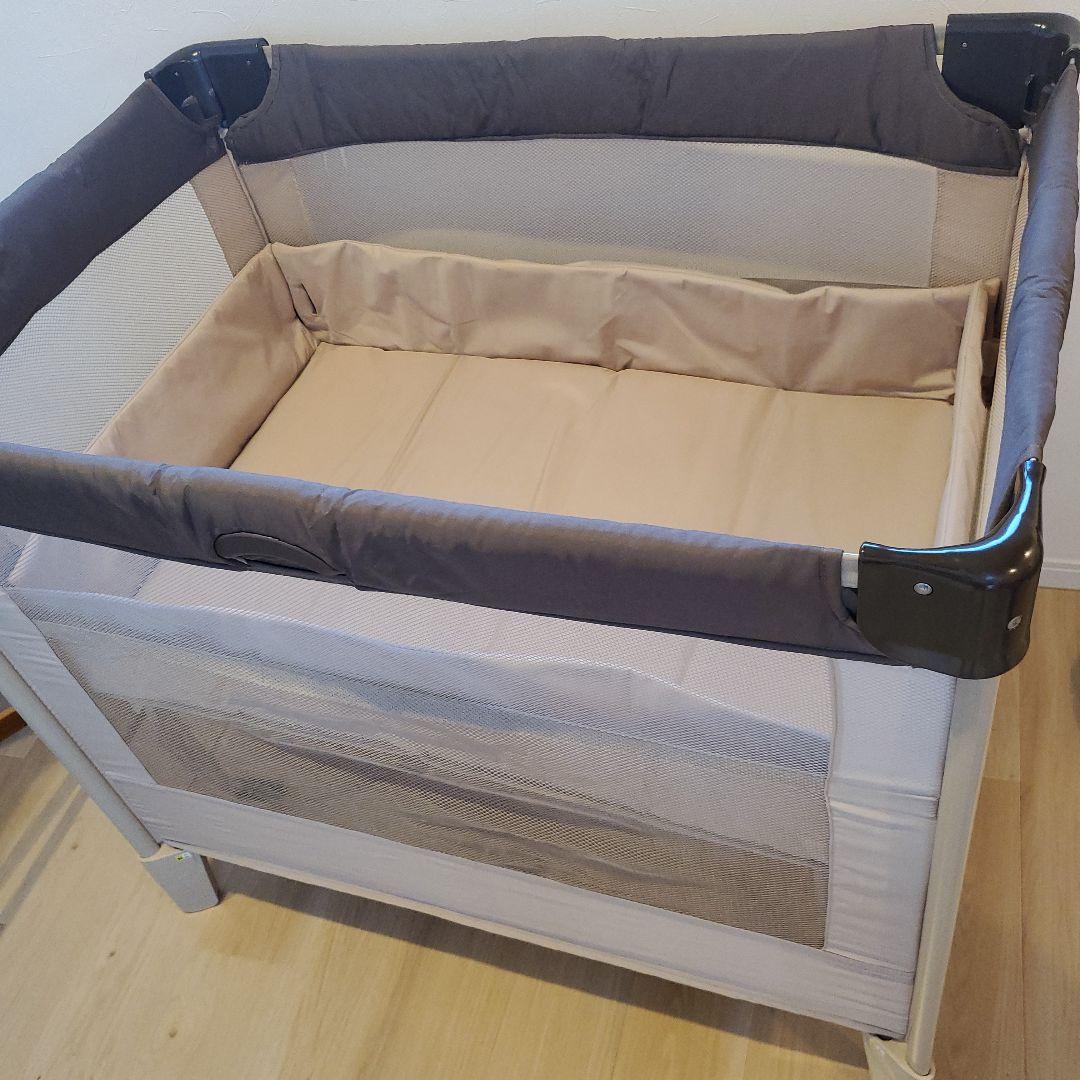 極美品✨Aprica ココネル ベビーベッド 即日発送 安心取引 ブラウン