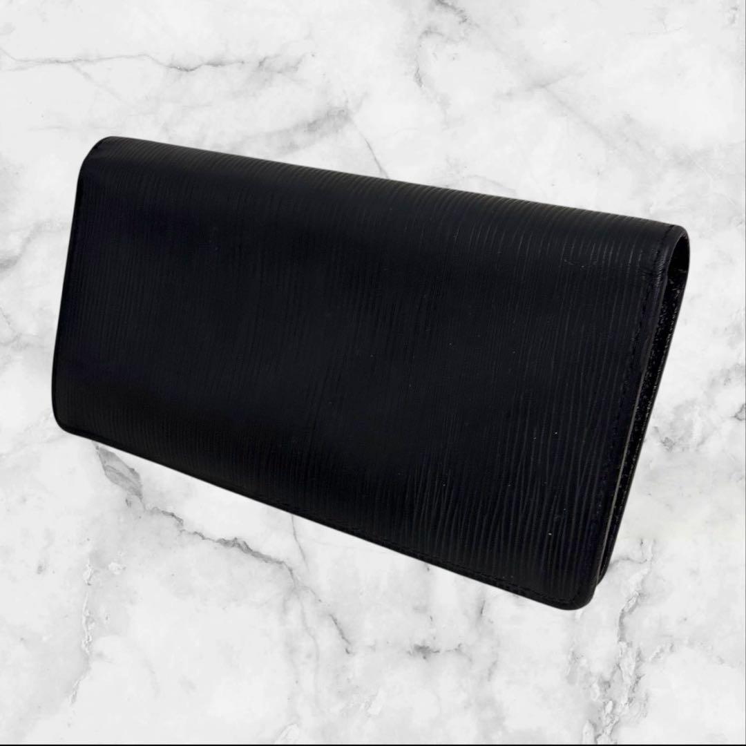 極美品✨ ルイヴィトン エピ ポルトフォイユ ブラザ 長財布 折り財布 ブラック