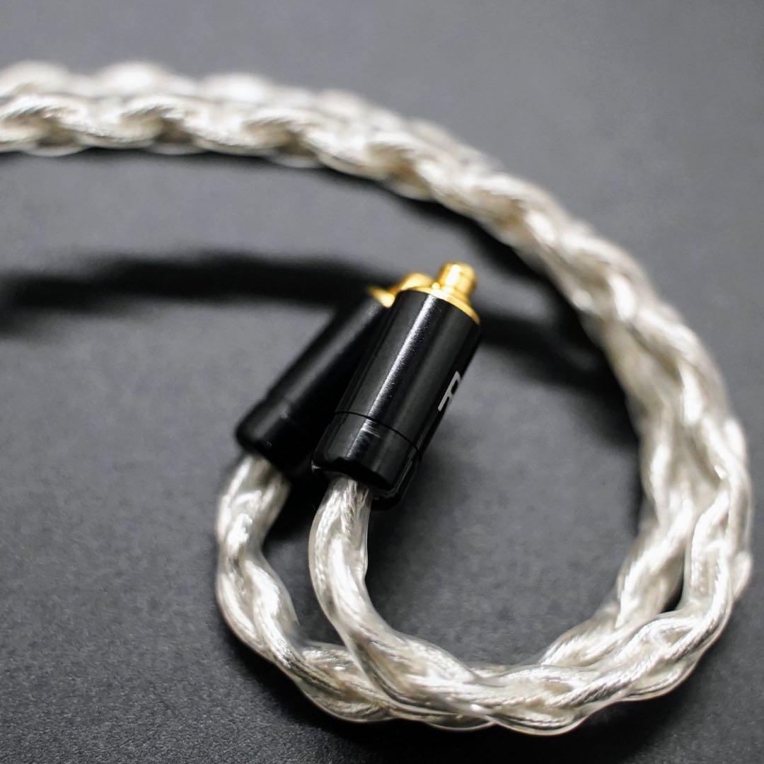 【1点のみ】銀銅合金導体 8コア1064芯 MMCX/4.4mm+イヤホン本体