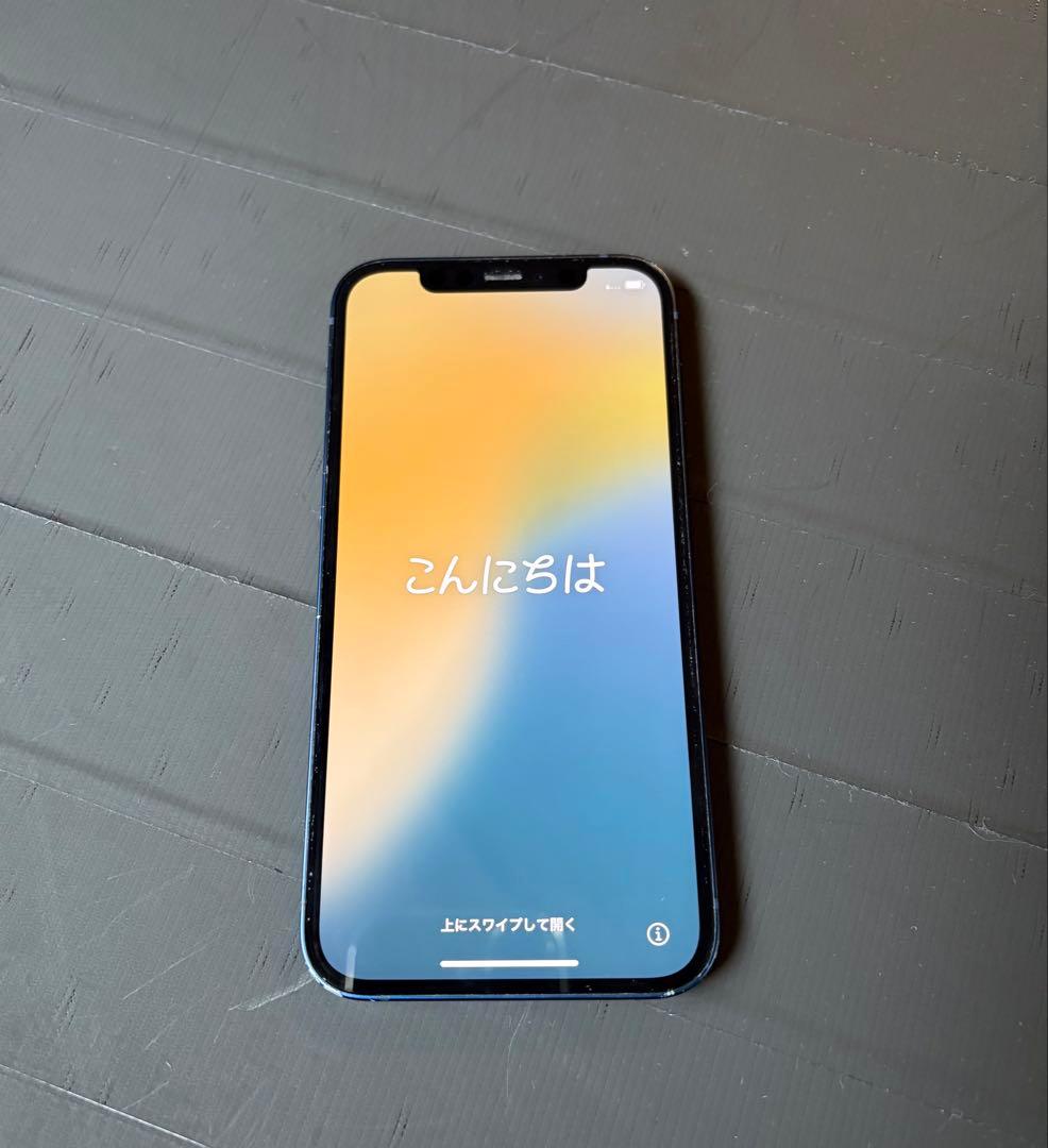 iPhone12 本体 64GB バッテリー76% SIMフリー　ブルー
