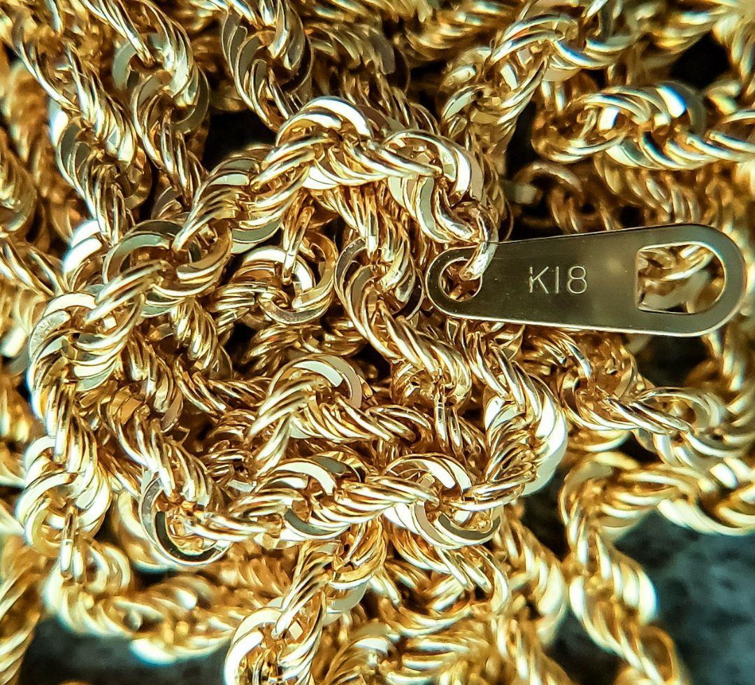 【18金 ロープチェーン 4,2g❗】新品未使用✨ ❇サンデー激安セール中‼️